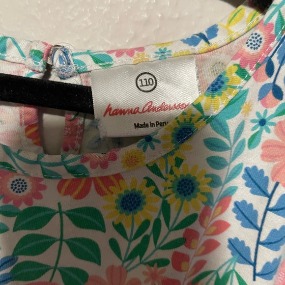 Hanna Andersson Colorful Floral Kids Dress - Picture 4 of 5
